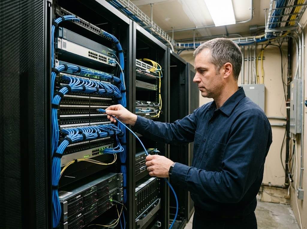 Technicien Lauserco en intervention chez un client
